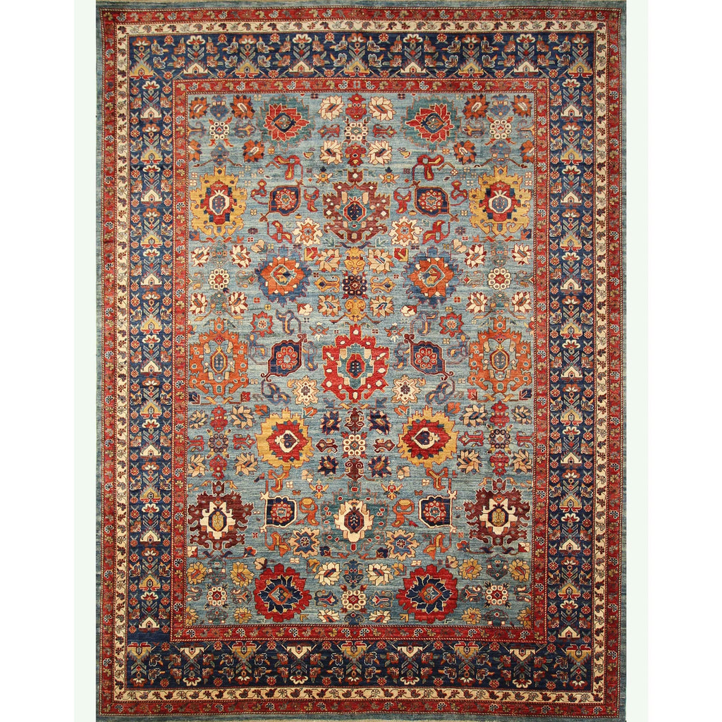 ARYANA ARYAN LIGHT BLUE / BLUE 9' X 11'11"