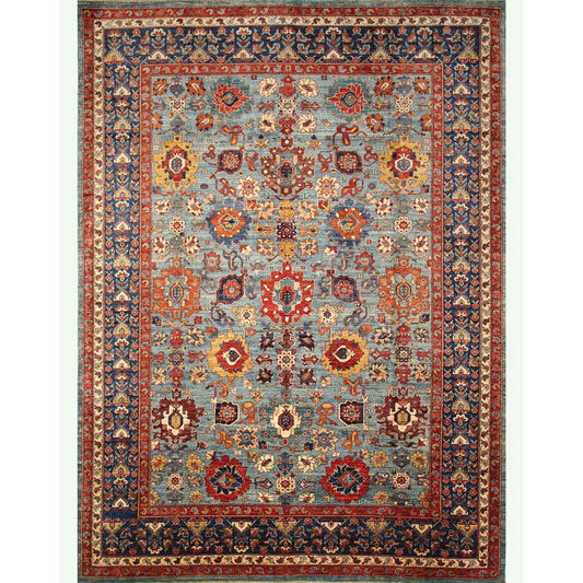 ARYANA ARYAN LIGHT BLUE / BLUE 9' X 11'11"