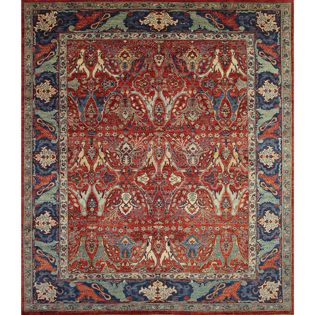 ARYANA ARYAN RED / BLUE 8'2" X 9'10"