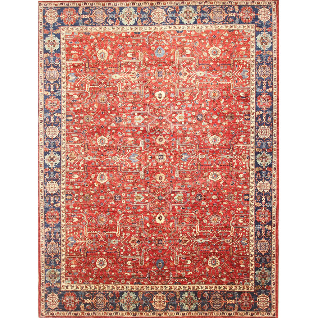 ARYANA ARYAN RED / BLUE 8'11" X 12'
