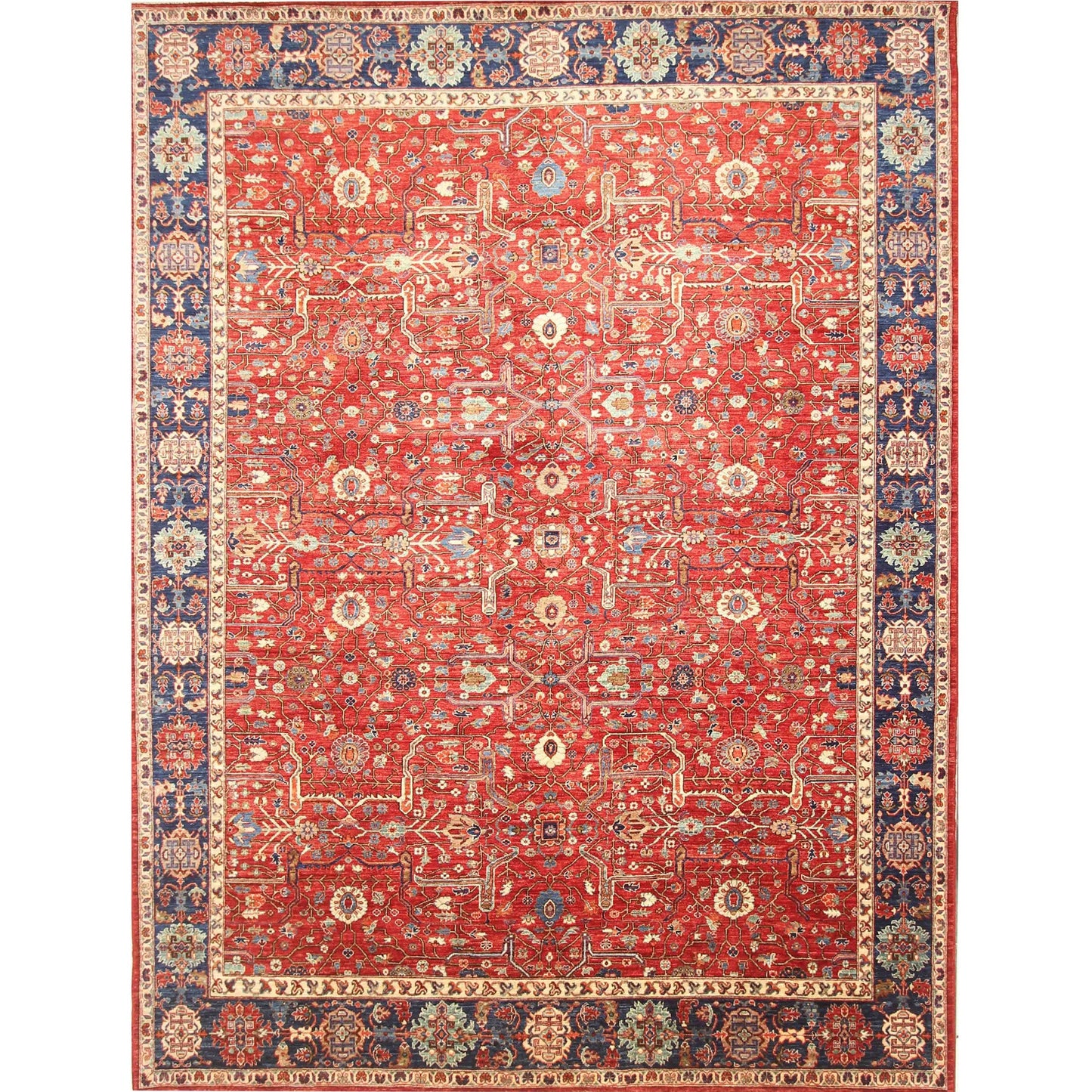 ARYANA ARYAN RED / BLUE 8'11" X 12'