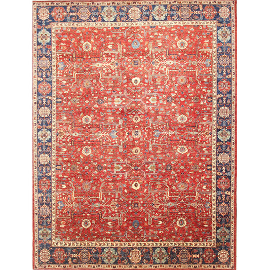 ARYANA ARYAN RED / BLUE 8'11" X 12'