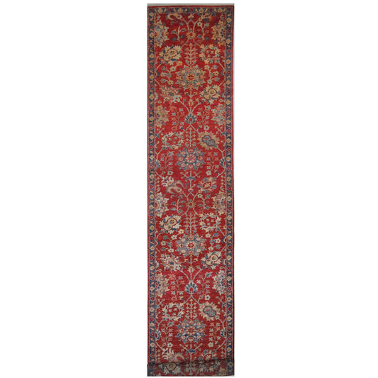 ARYANA ARYAN RED / NAVY 2'6" X 17'5"