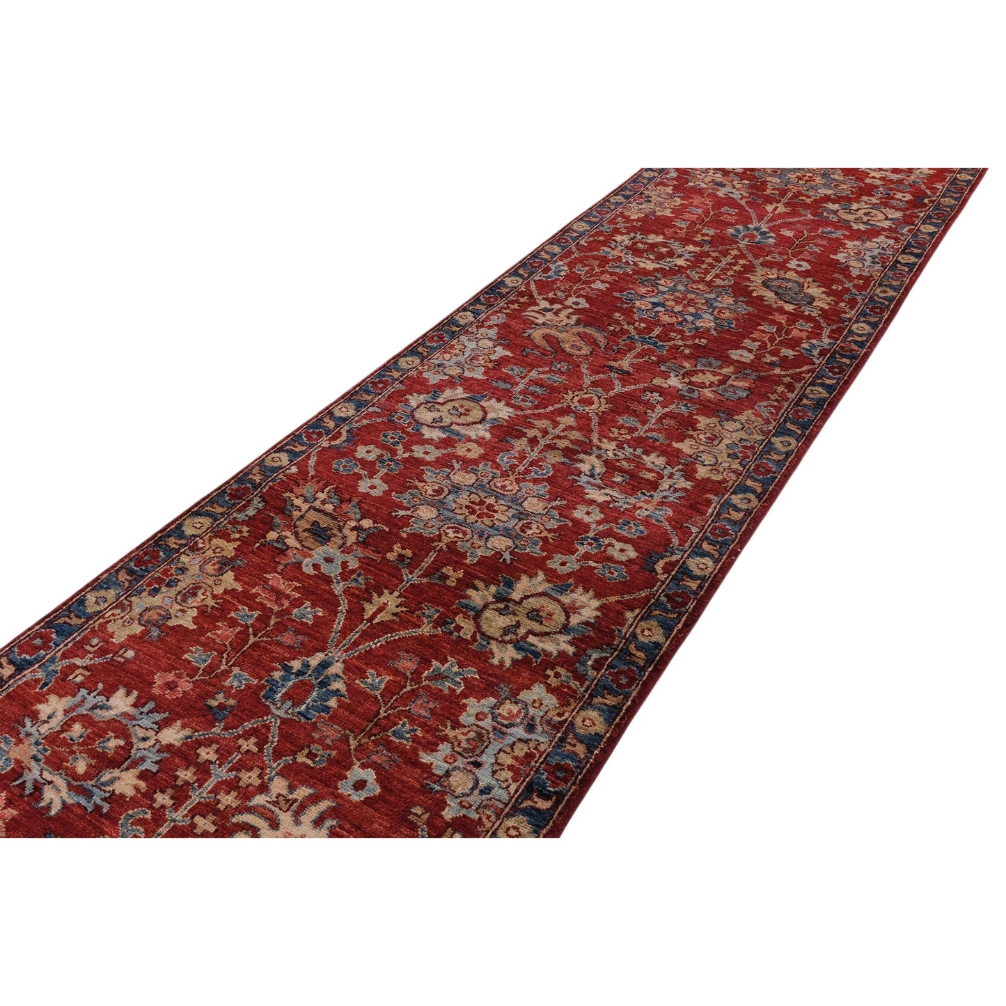 ARYANA ARYAN RED / NAVY 2'6" X 17'5"