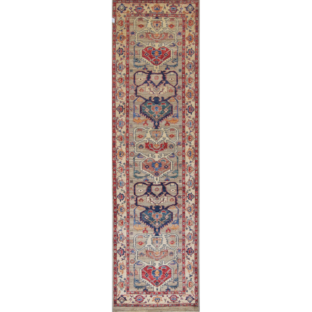 ARYANA ARYAN GREEN / IVORY 2'8" X 9'7"