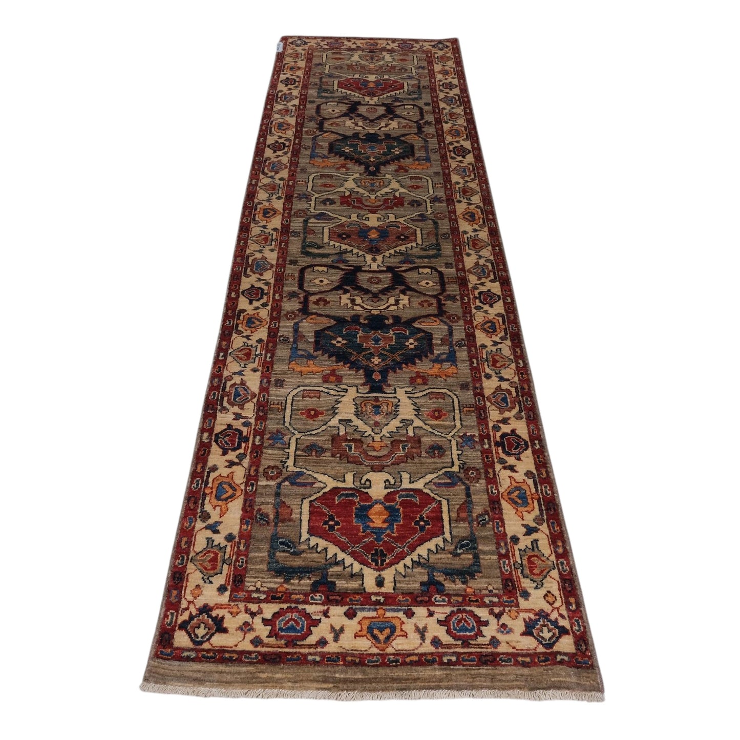ARYANA ARYAN GREEN / IVORY 2'8" X 9'7"