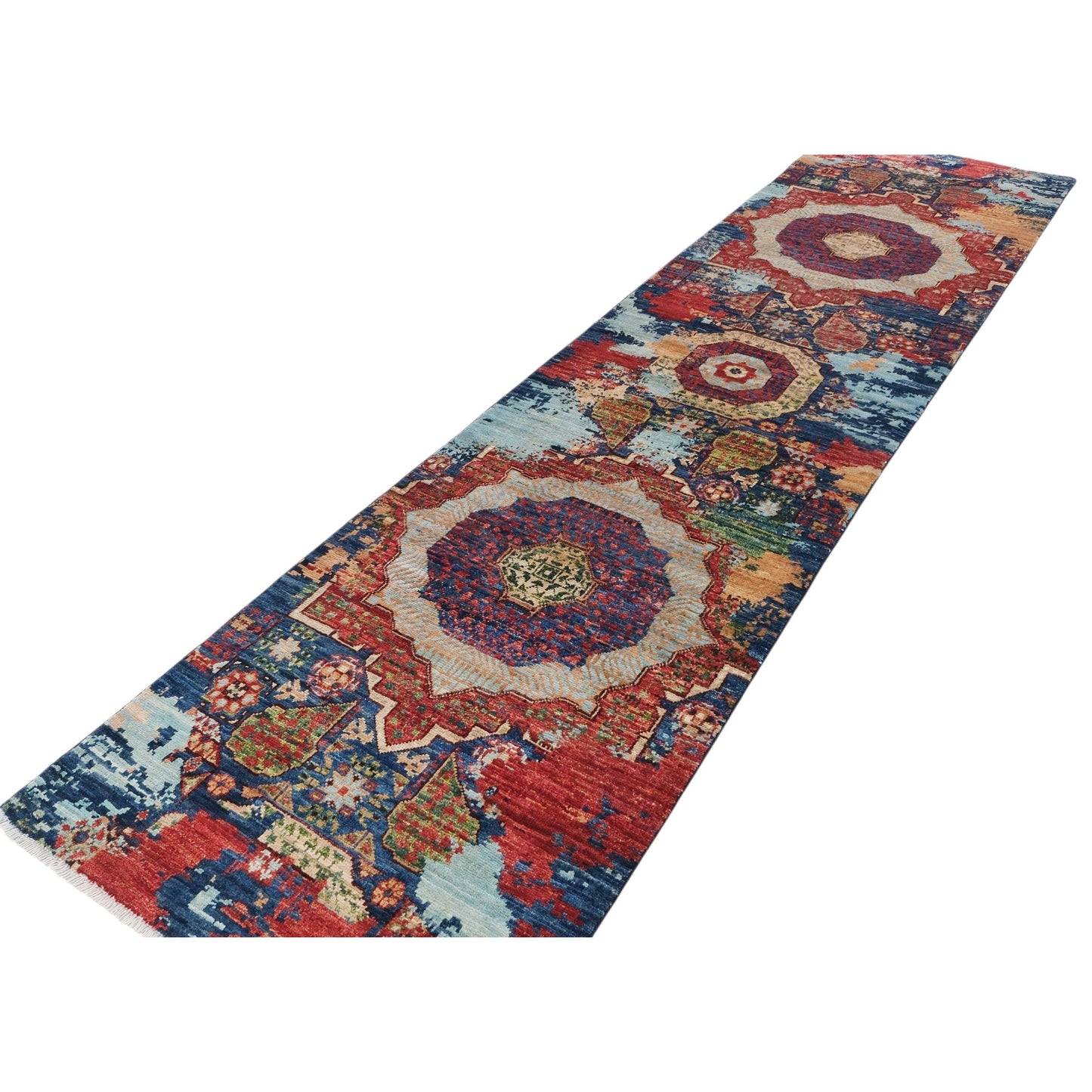 ARYANA ARYAN NAVY / RED 2'6" X 9'7"