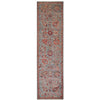 ARYANA ARYAN LIGHT BLUE / RED 2'8" X 9'10"