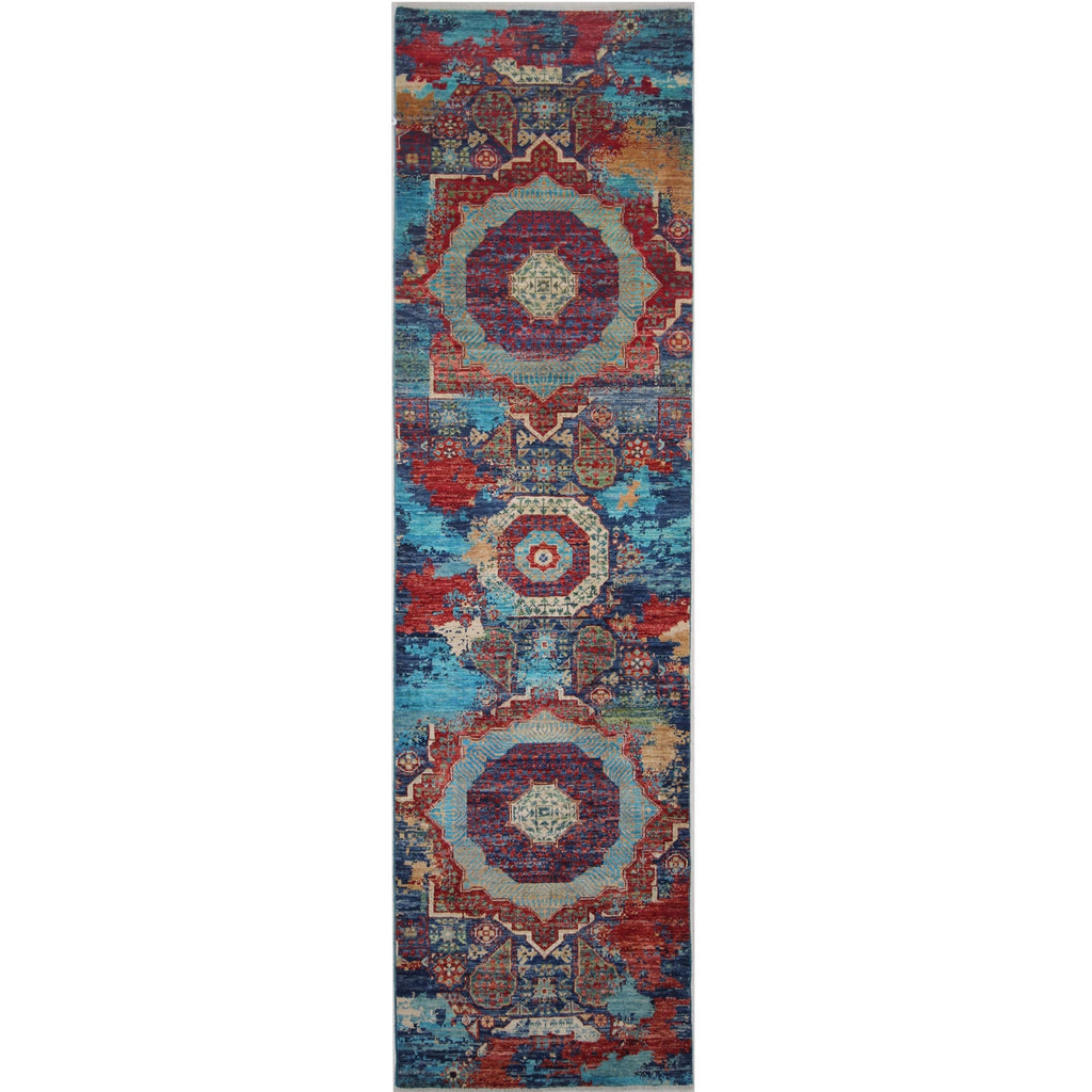 ARYANA ARYAN NAVY / RED 2'8" X 9'10"