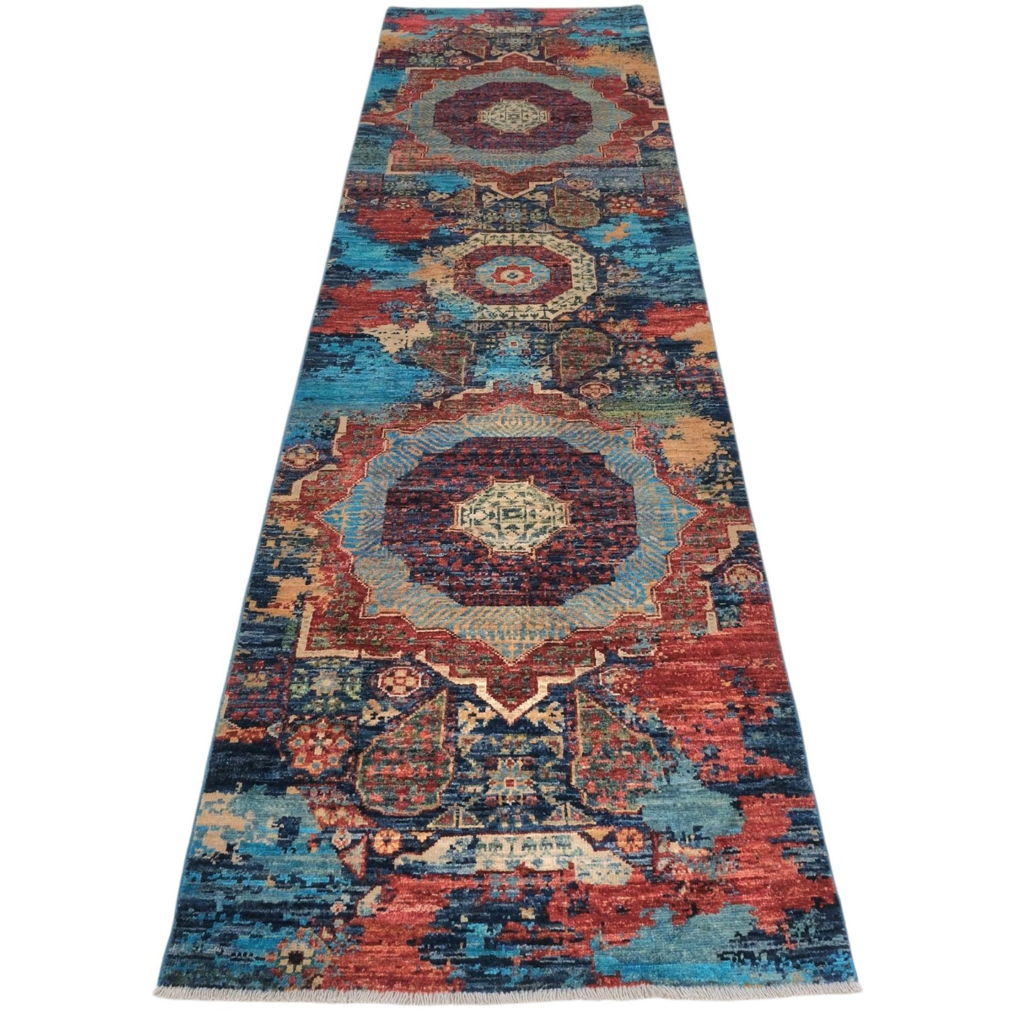 ARYANA ARYAN NAVY / RED 2'8" X 9'10"