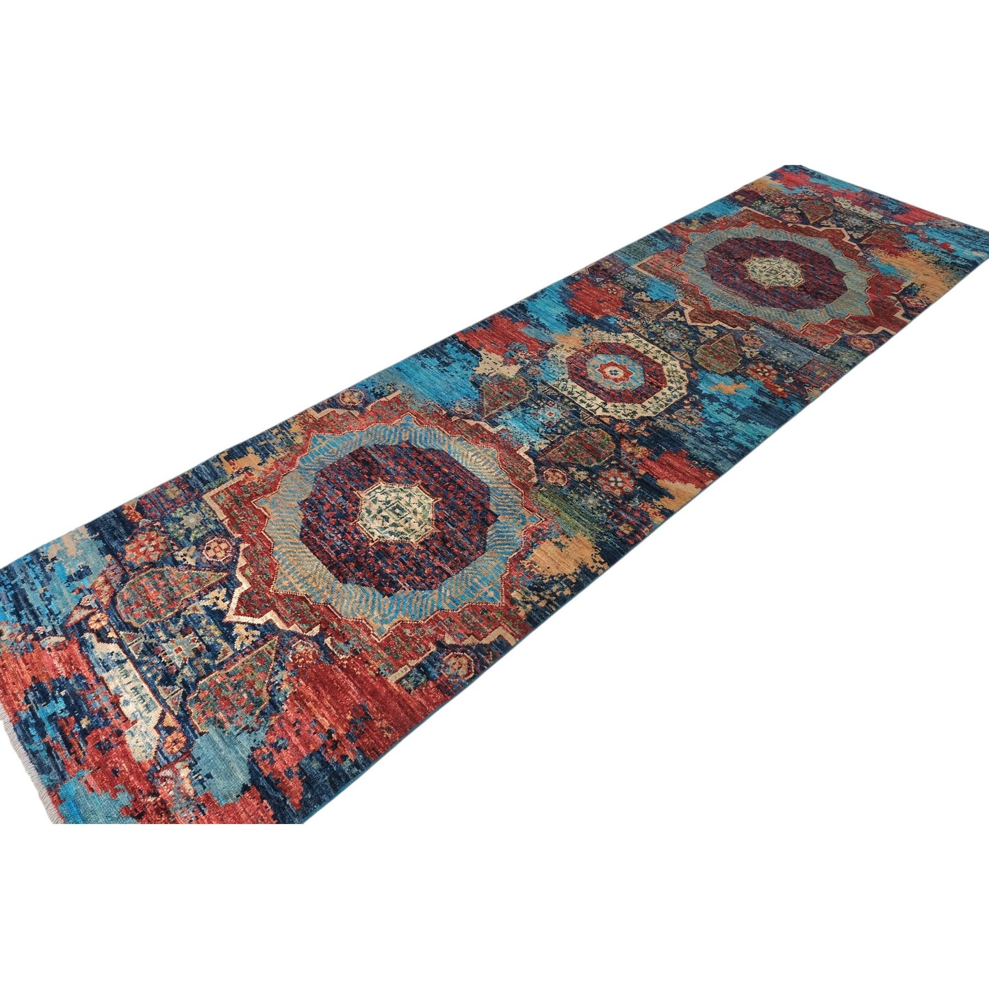 ARYANA ARYAN NAVY / RED 2'8" X 9'10"