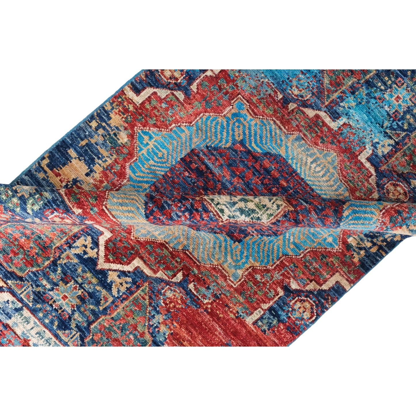 ARYANA ARYAN NAVY / RED 2'8" X 9'10"