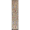 ARYANA ARYAN CAMEL / LIGHT BLUE 2'6" X 11'8"