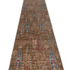 ARYANA ARYAN CAMEL / LIGHT BLUE 2'6" X 11'8"