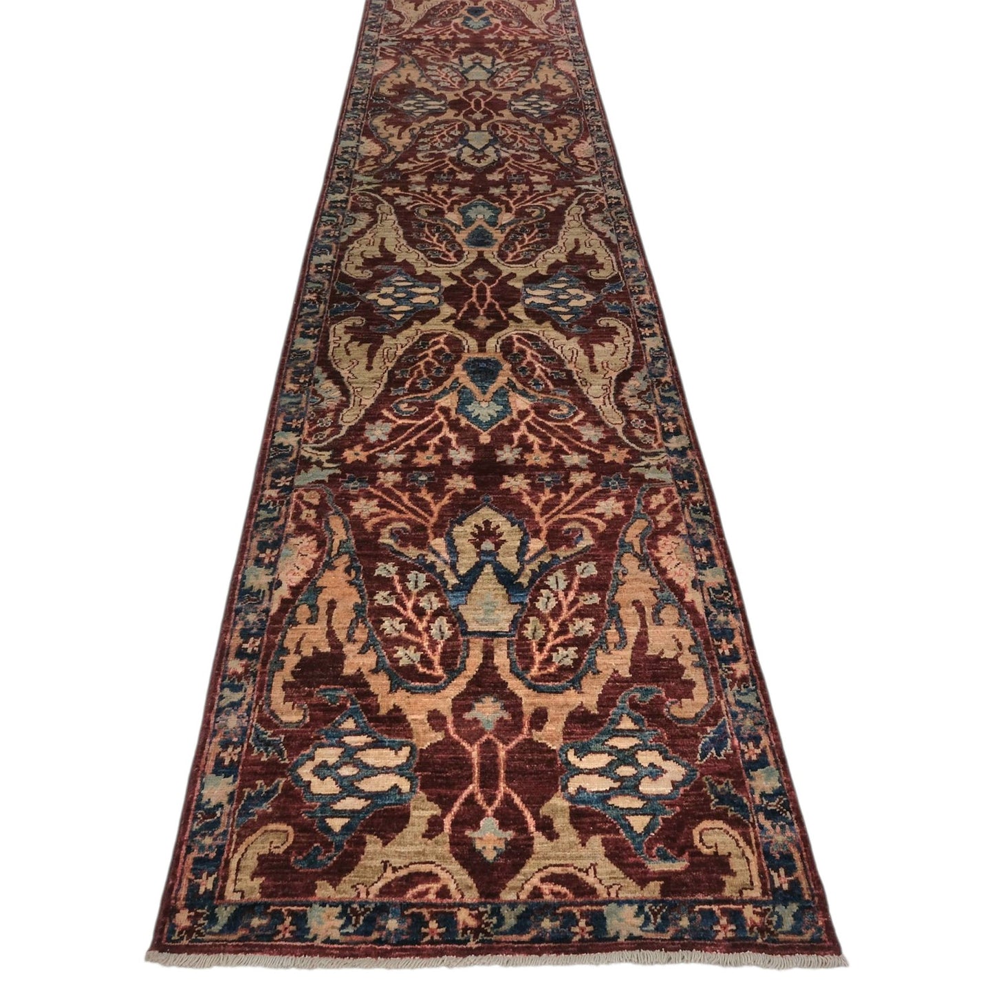 ARYANA ARYAN RED / NAVY 2'5" X 19'7"