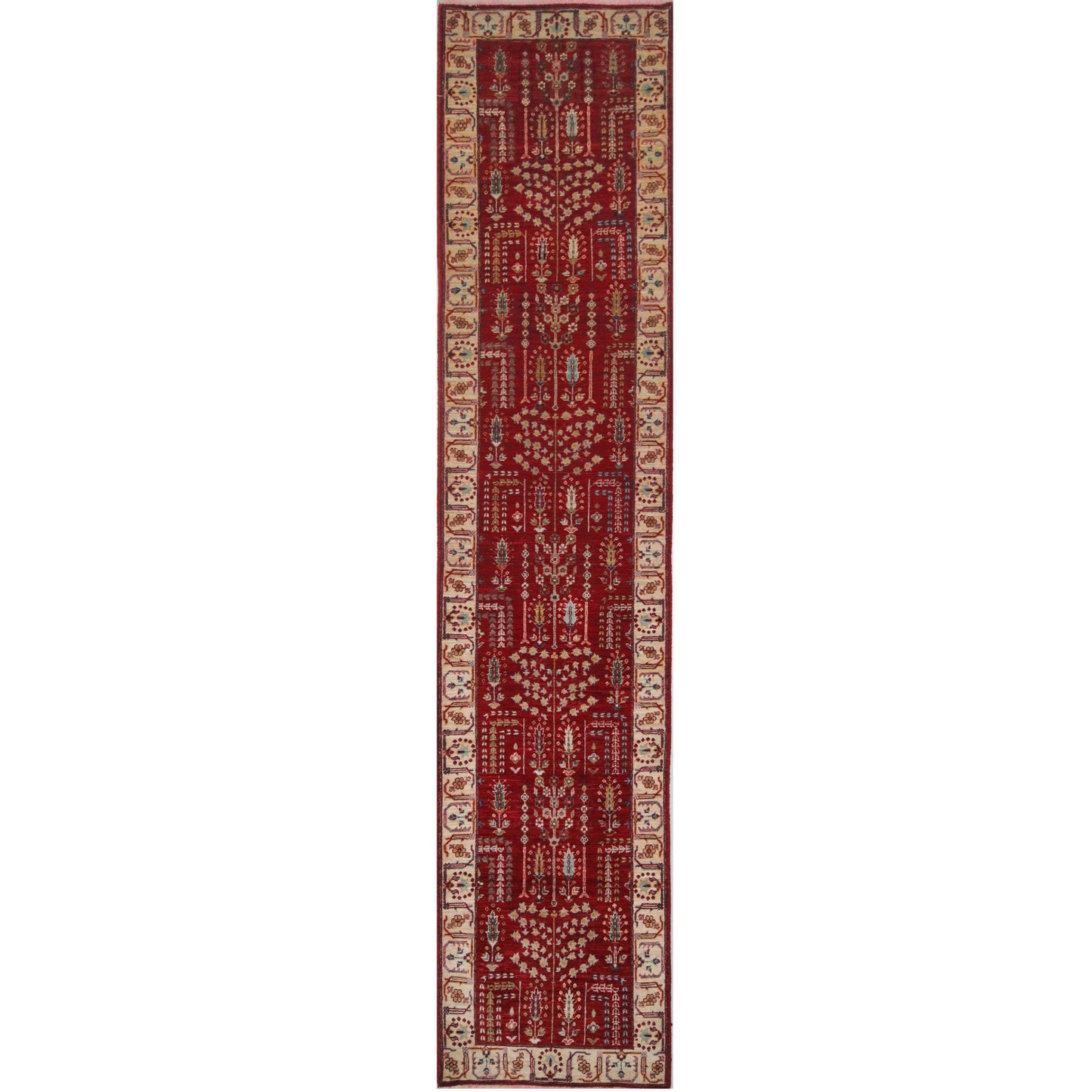 ARYANA ARYAN RED / IVORY 2'6" X 11'11"