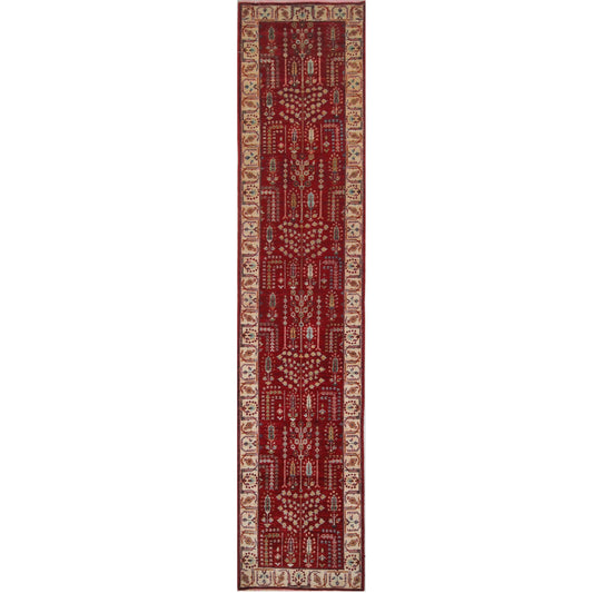 ARYANA ARYAN RED / IVORY 2'6" X 11'11"