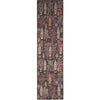 ARYANA ARYAN BROWN / LIGHT BLUE 2'6" X 9'8"