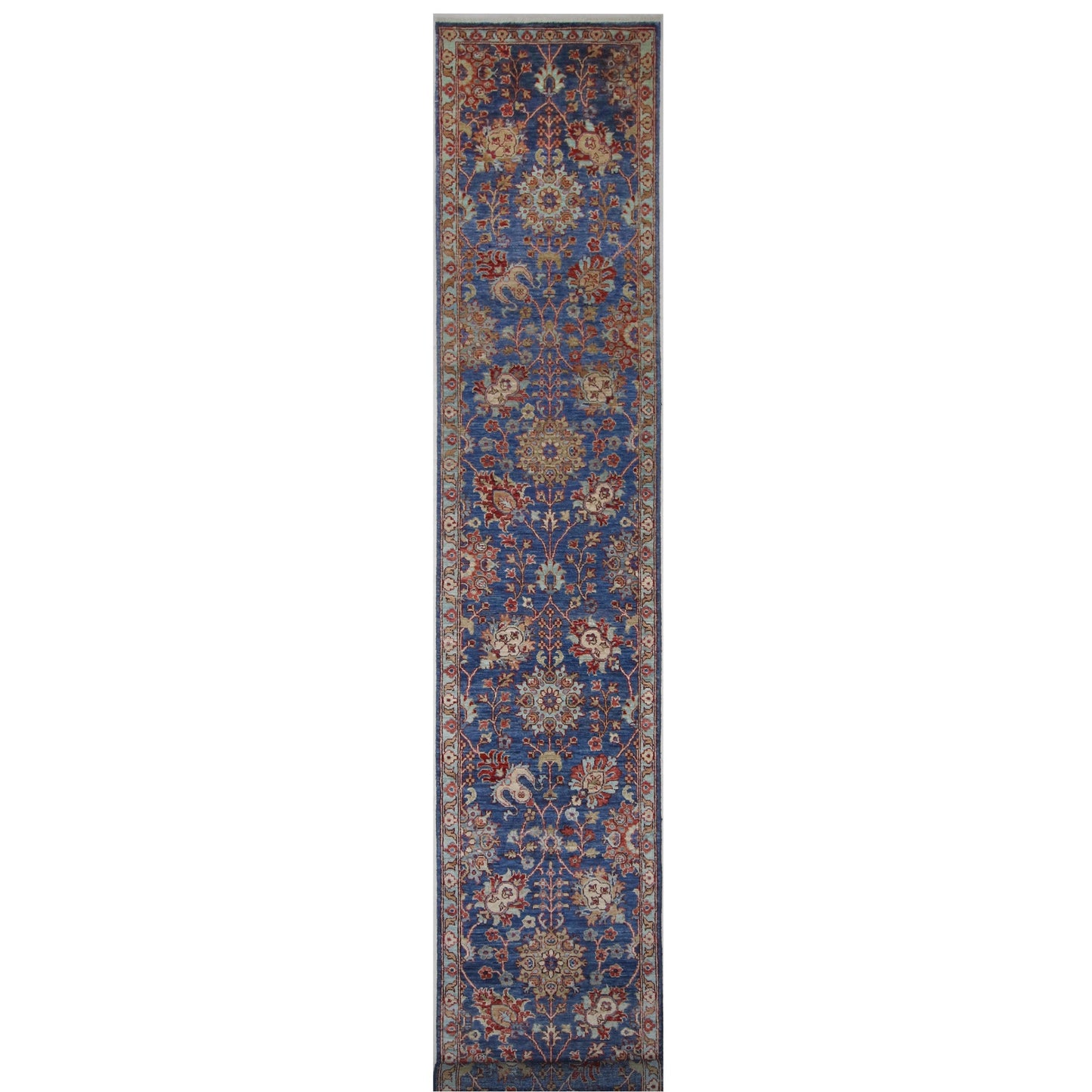 ARYANA ARYAN NAVY / LIGHT BLUE 2'4" X 14'4"