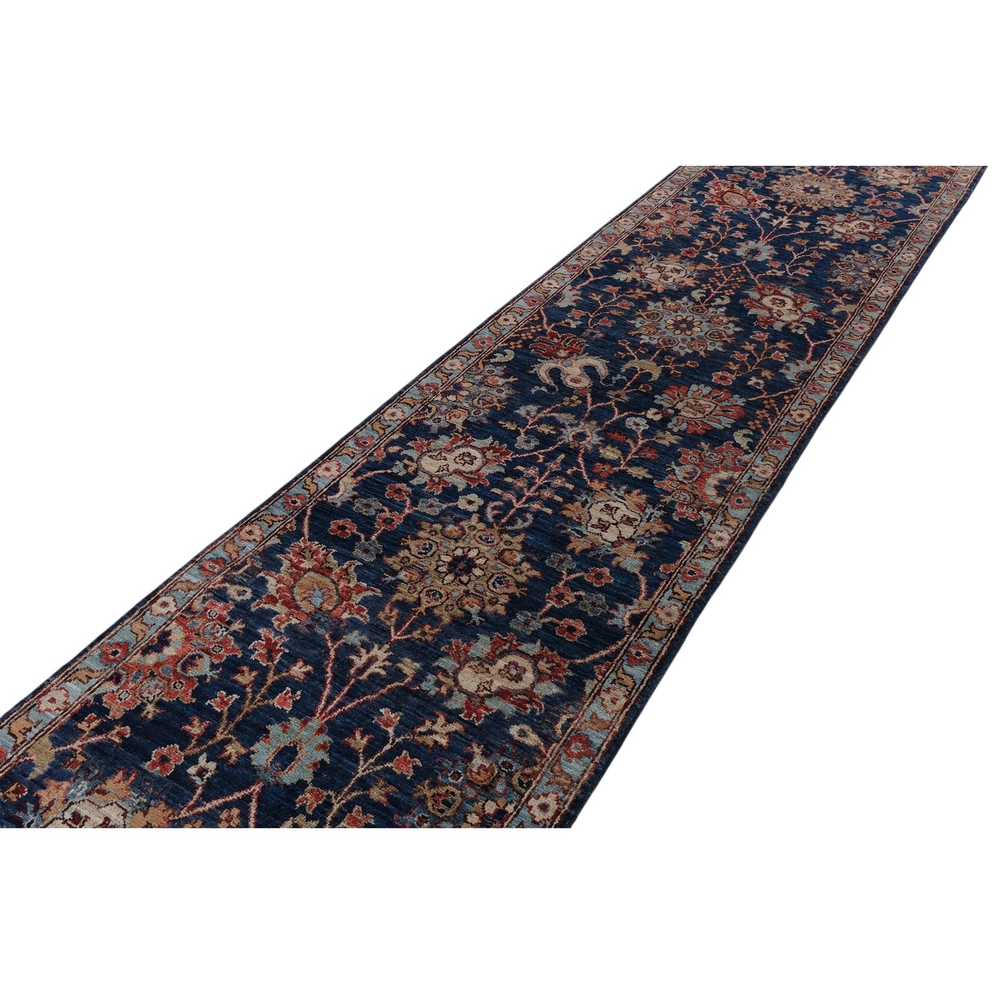 ARYANA ARYAN NAVY / LIGHT BLUE 2'4" X 14'4"