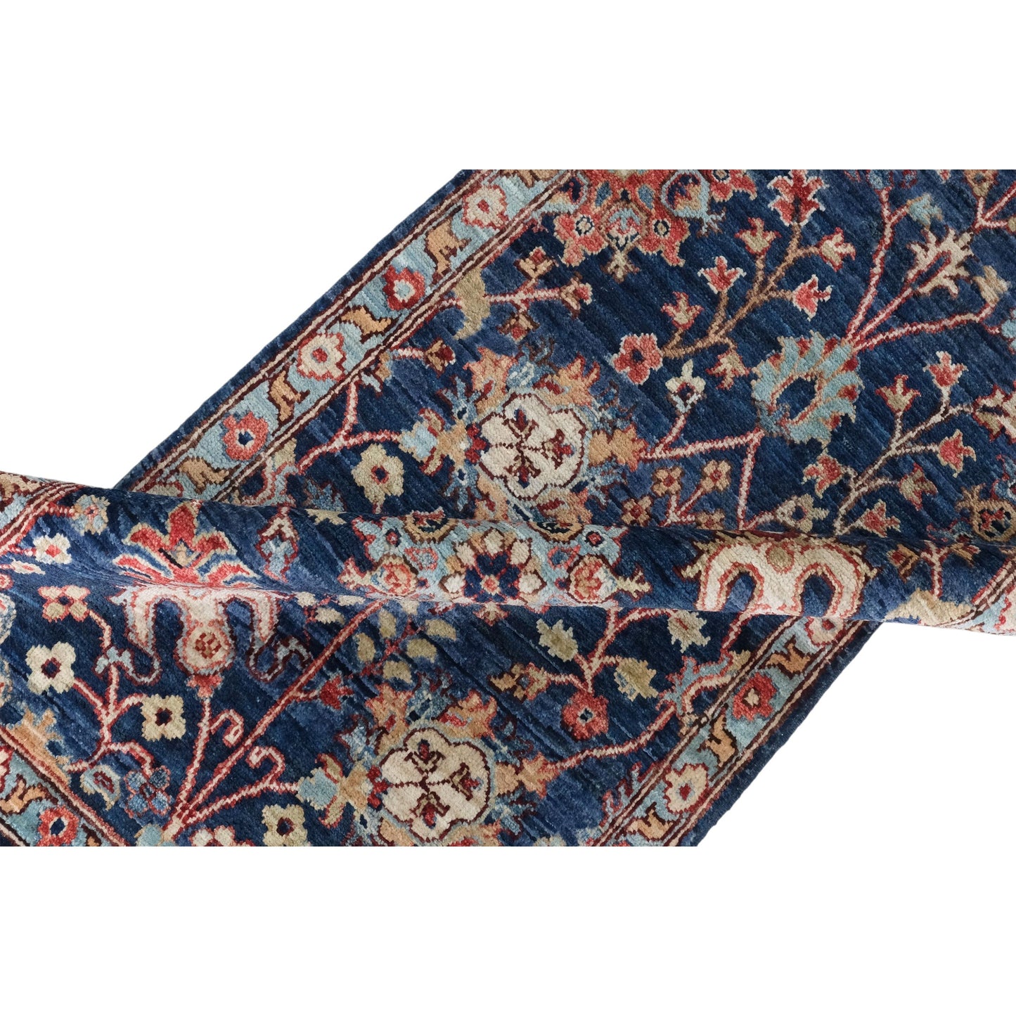 ARYANA ARYAN NAVY / LIGHT BLUE 2'4" X 14'4"