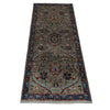 ARYANA ARYAN LIGHT GREEN / NAVY 2' X 4'10"