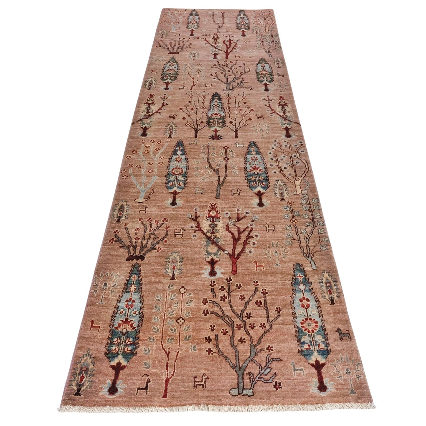 ARYANA ARYAN PINK / LIGHT BLUE 2'6" X 9'7"