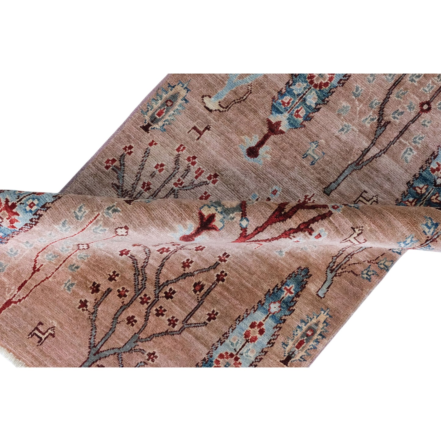 ARYANA ARYAN PINK / LIGHT BLUE 2'6" X 9'7"