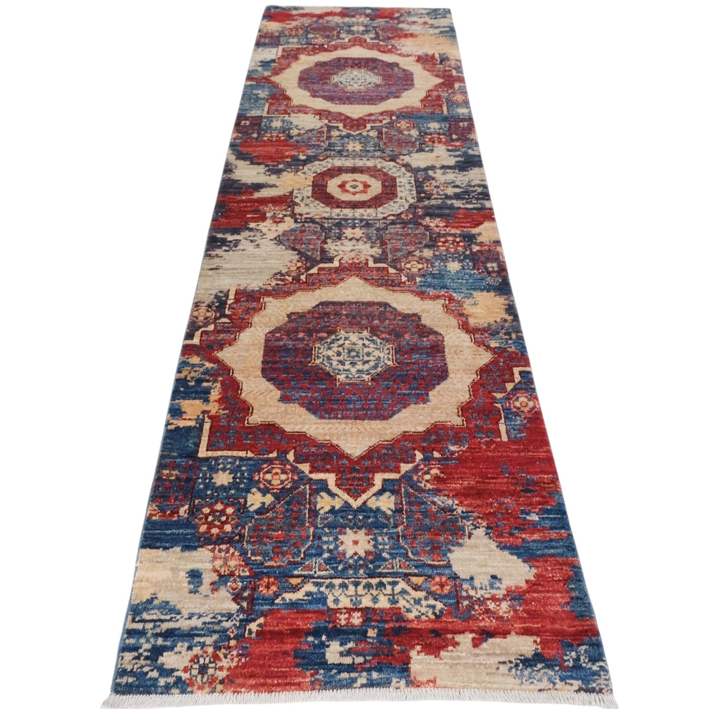 ARYANA ARYAN NAVY / RED 2'6" X 9'4"