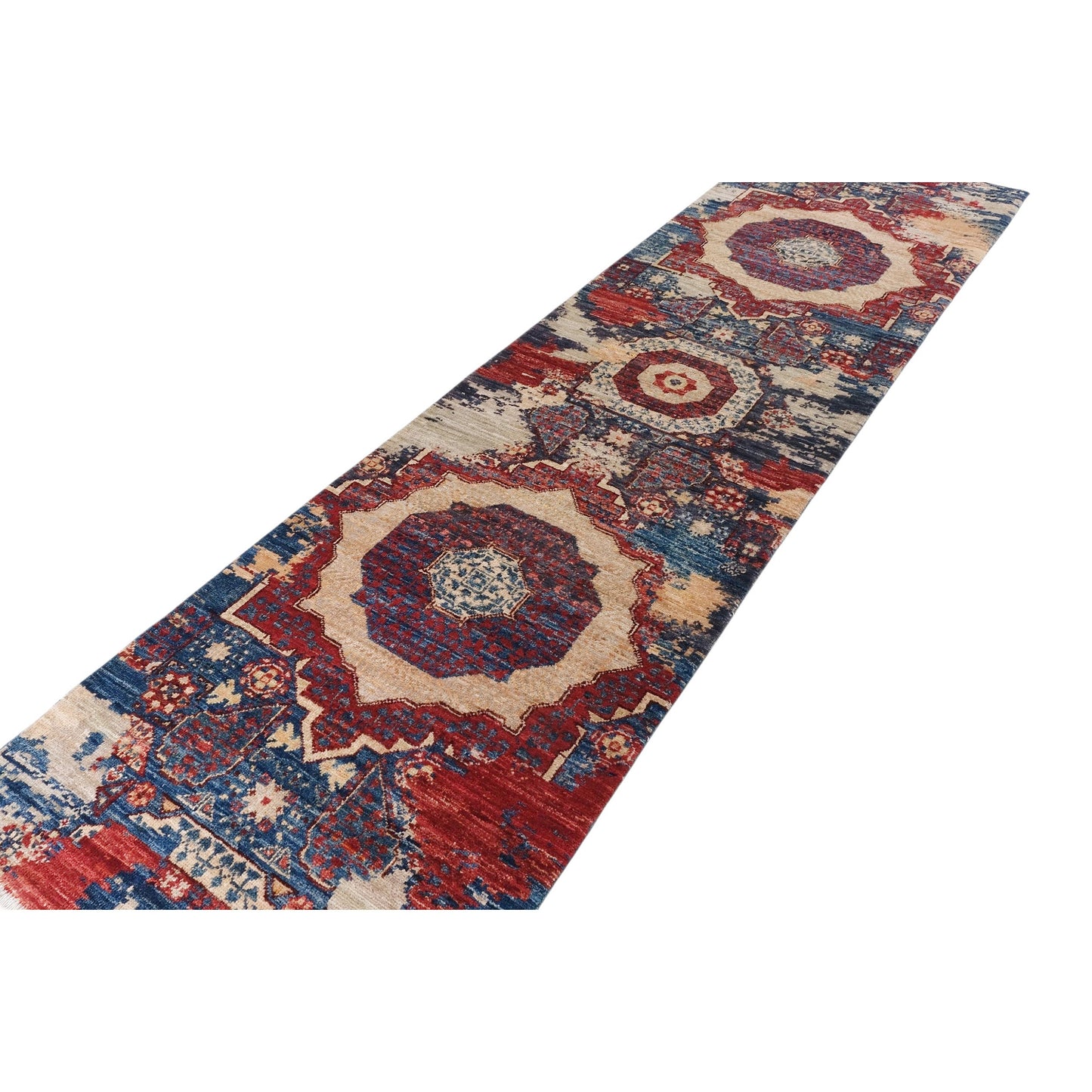 ARYANA ARYAN NAVY / RED 2'6" X 9'4"