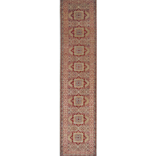 ARYANA ARYAN LIGHT GREEN / IVORY 2'7" X 11'9"