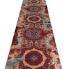 ARYANA ARYAN LIGHT BLUE / RED 2'4" X 24'7"