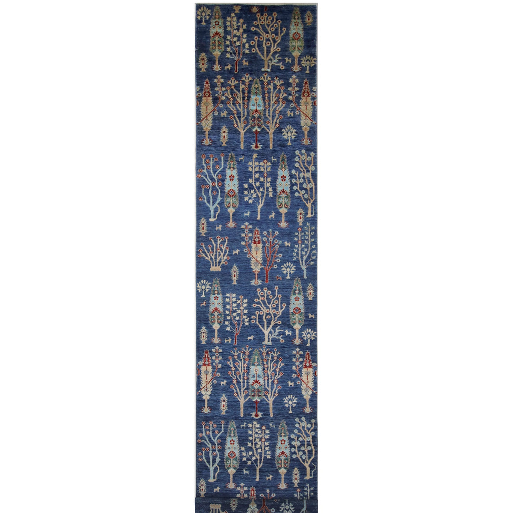 ARYANA ARYAN NAVY / LIGHT BLUE 2'7" X 13'4"