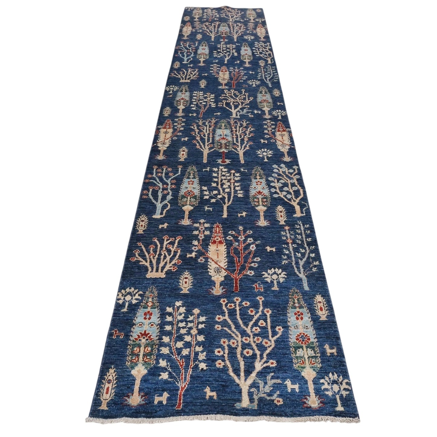 ARYANA ARYAN NAVY / LIGHT BLUE 2'7" X 13'4"