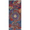 ARYANA ARYAN NAVY / RED 2' X 4'9"
