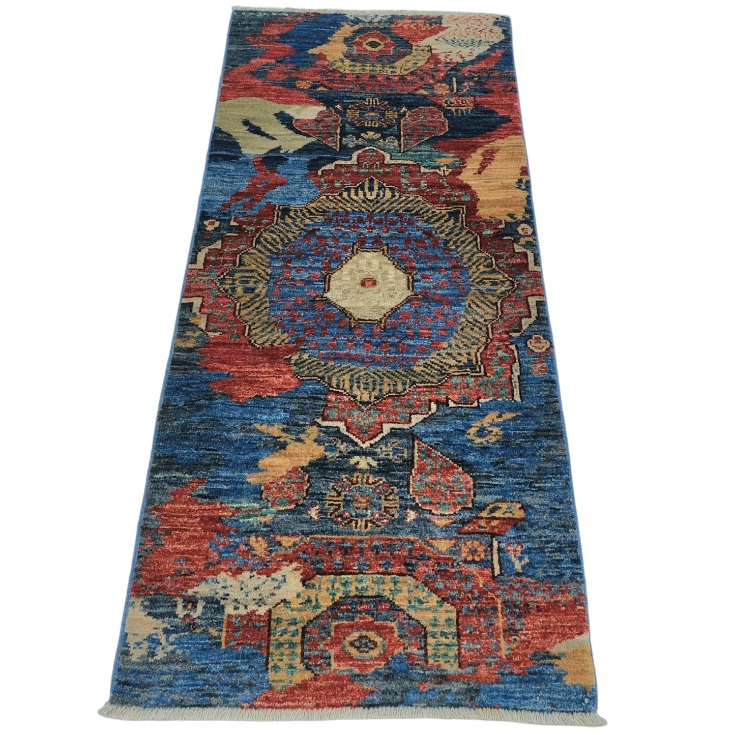 ARYANA ARYAN NAVY / RED 2' X 4'9"