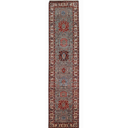 ARYANA ARYAN BROWN / IVORY 2'5" X 10'2"