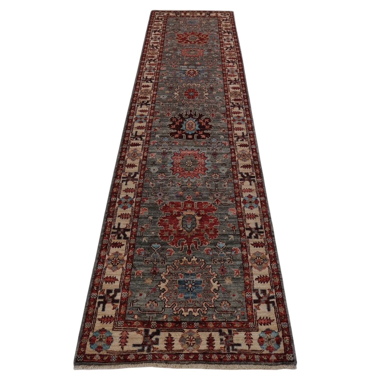 ARYANA ARYAN BROWN / IVORY 2'5" X 10'2"