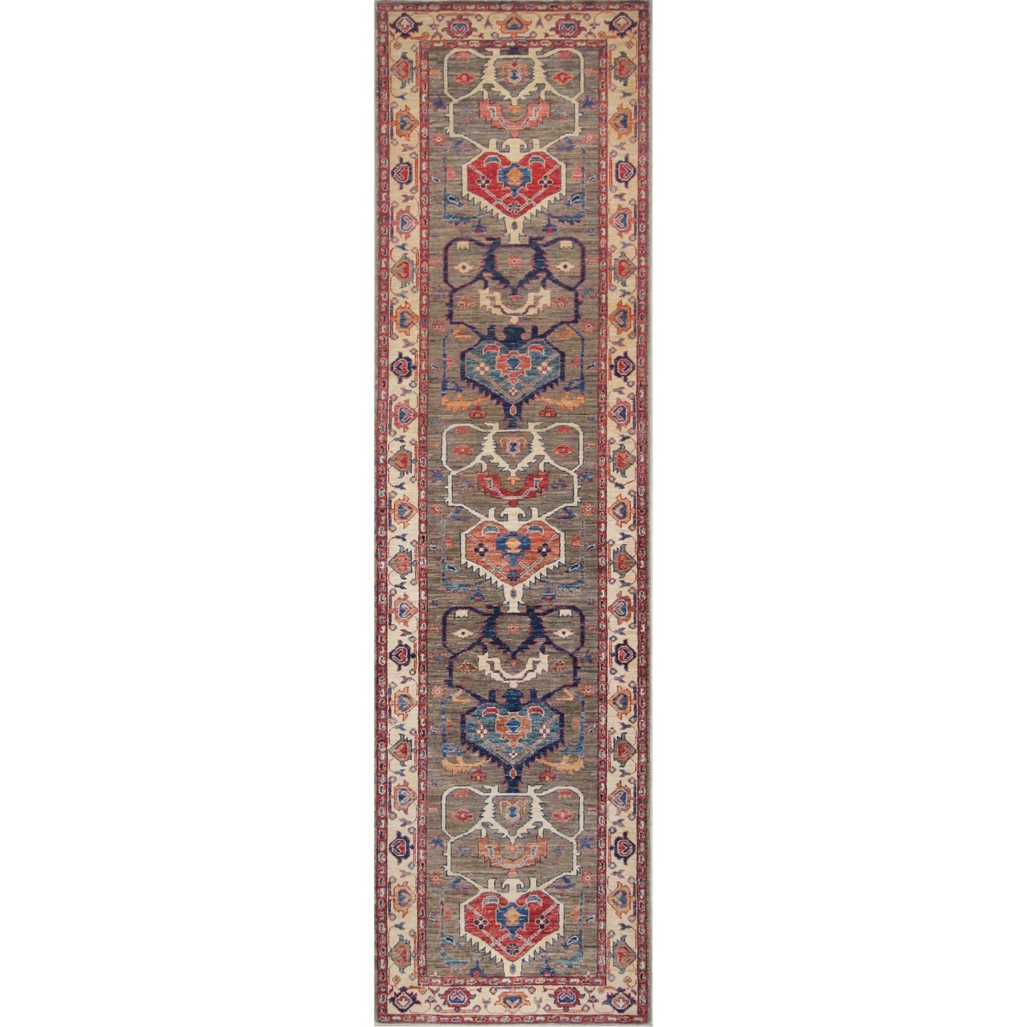 ARYANA ARYAN BROWN / IVORY 2'9" X 10'4"