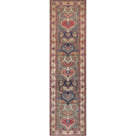 ARYANA ARYAN BROWN / IVORY 2'9" X 10'4"