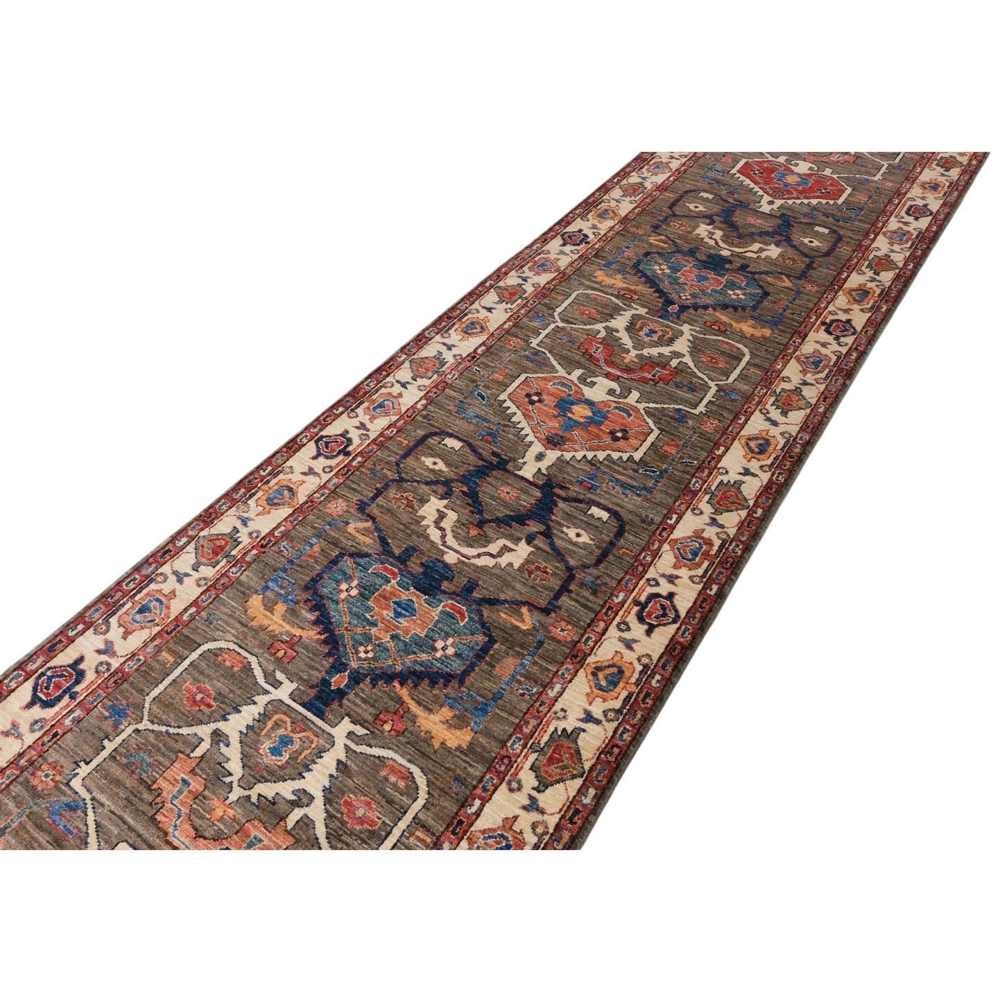 ARYANA ARYAN BROWN / IVORY 2'9" X 10'4"