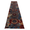 ARYANA ARYAN LIGHT BLUE / RED 2'5" X 13'5"