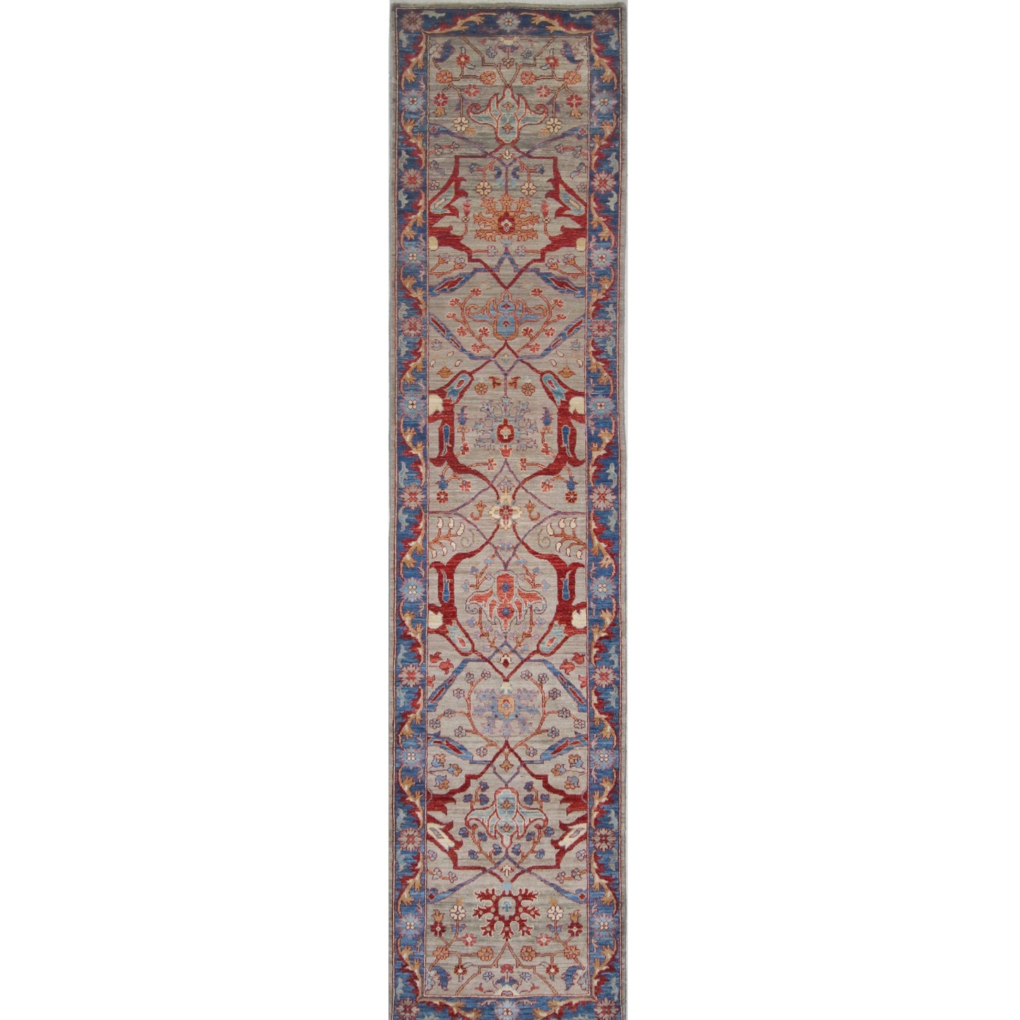 ARYANA ARYAN BROWN / NAVY 2'6" X 11'7"