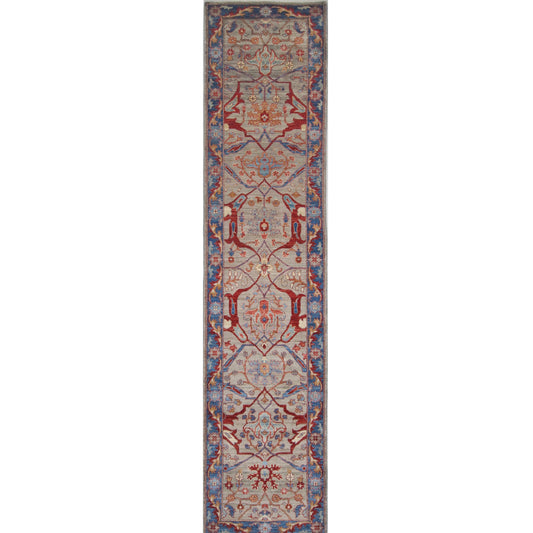 ARYANA ARYAN BROWN / NAVY 2'6" X 11'7"