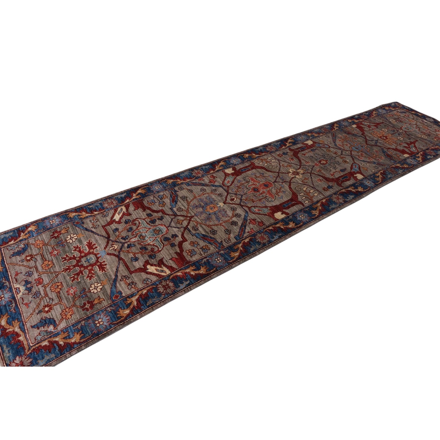 ARYANA ARYAN BROWN / NAVY 2'6" X 11'7"