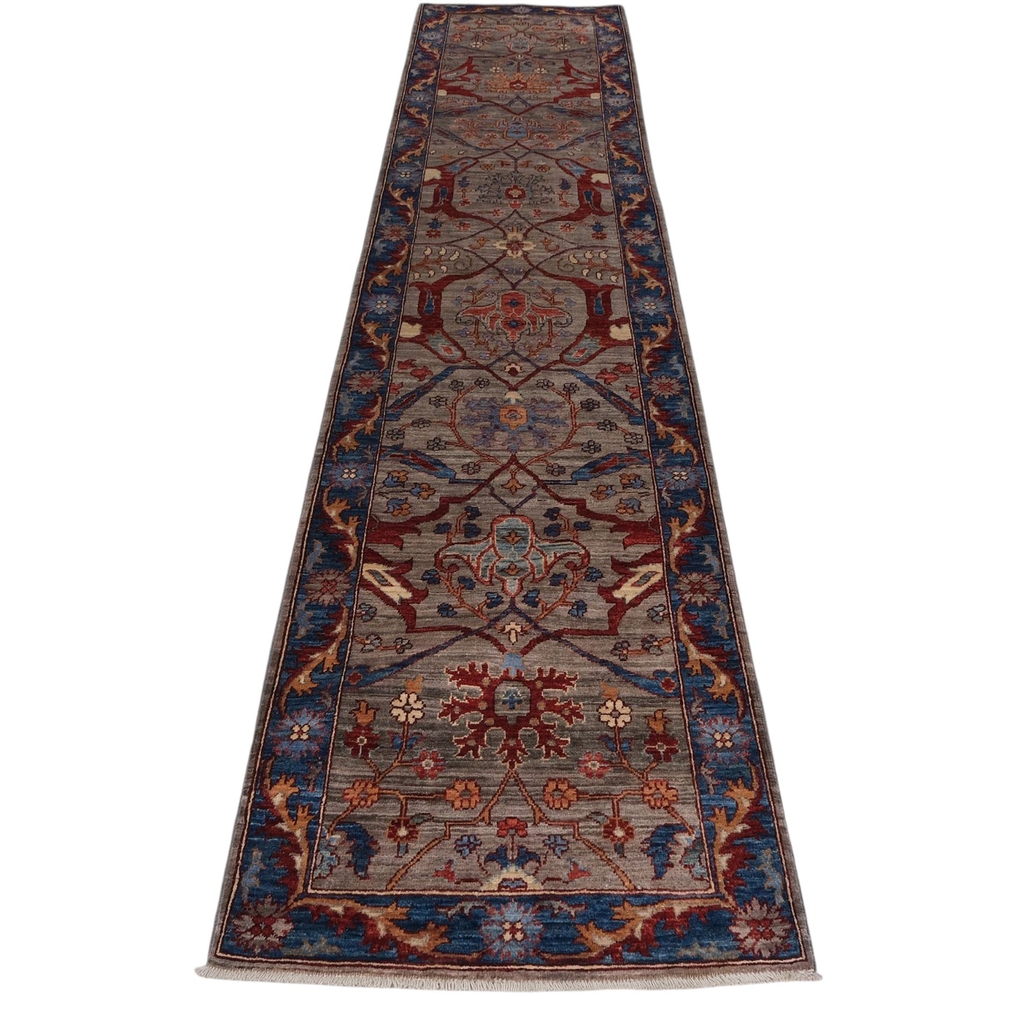 ARYANA ARYAN BROWN / NAVY 2'6" X 11'7"