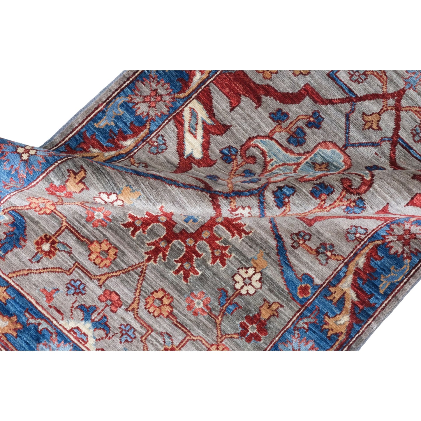 ARYANA ARYAN BROWN / NAVY 2'6" X 11'7"