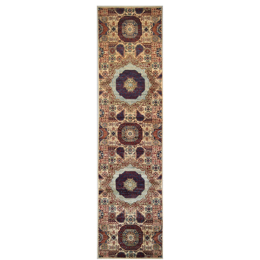 ARYANA ARYAN IVORY / NAVY 2'6" X 9'11"