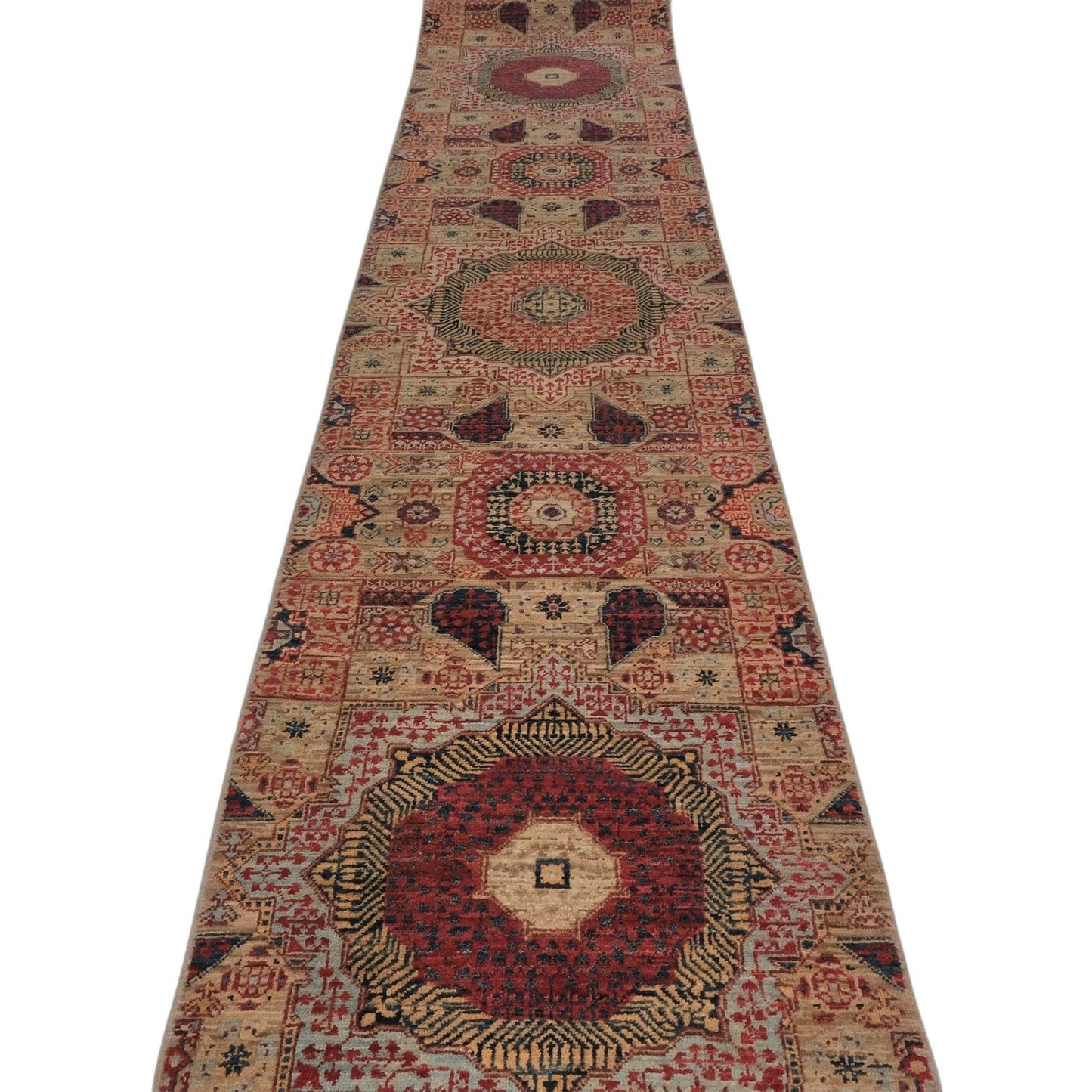 ARYANA ARYAN IVORY / RED 2'4" X 27'10"