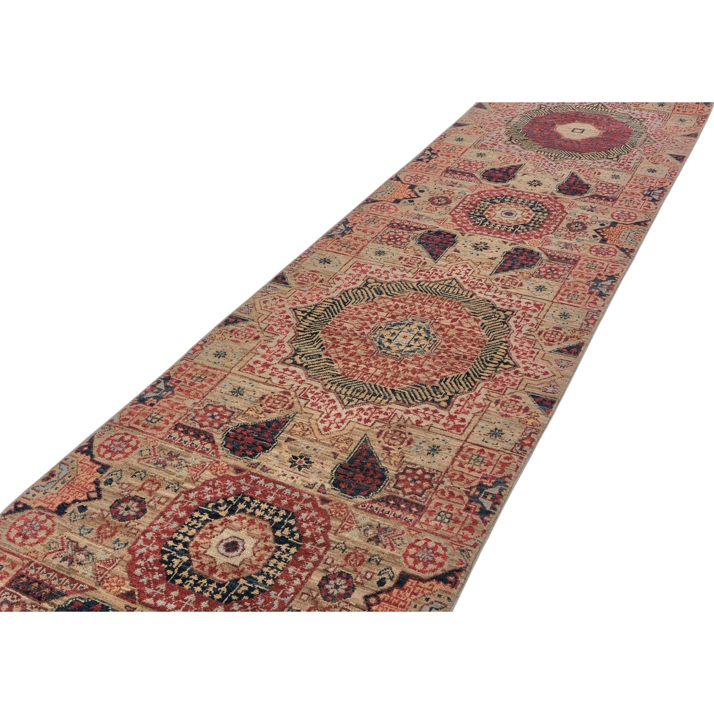 ARYANA ARYAN IVORY / RED 2'4" X 27'10"